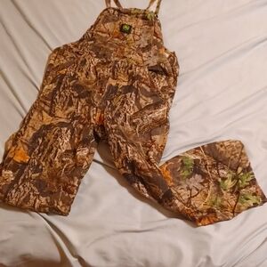 John Deere Overalls (Size 8, youth, camo)